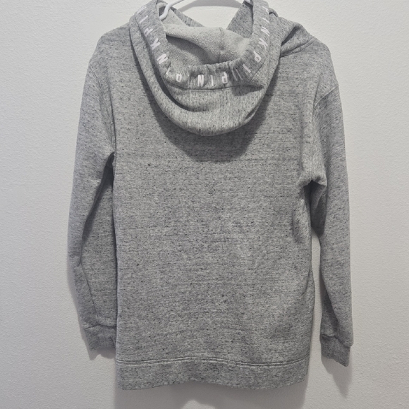 PINK Victoria's Secret Heather Gray Cowl Neck Sweater - Picture 3 of 4